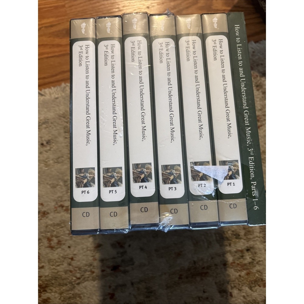 How to Listen to and Understand Great Music 3rd Ed. 48-Audio CD Set 2006 NEW